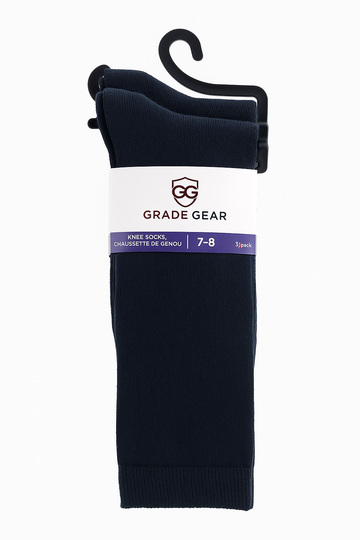 3 - Pack Knee Length Socks